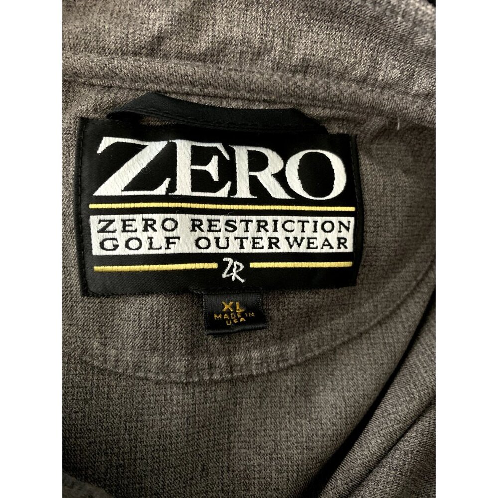 Zero Restriction Golf Pullover Jacket Xl Beige Gr… - image 6